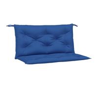 vidaXL Lot de 2 Coussins de Banc de Jardin, Revêtement de Banc avec Jeux de Cordes, Coussin d'Extérieur Imperméable, Bleu Royal Tissu Oxford