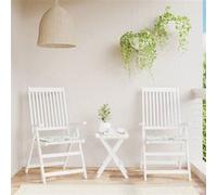 vidaXL Coussins de chaise lot de 2 motif de feuilles 40x40x4 cm tissu