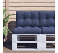 vidaXL Lot de 2 Coussins de Palette, Galettes de Chaise avec Dossier, Coussins de Siège, Décoration Jardin Terrasse 378058