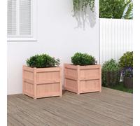 vidaXL Bac à plantes 2 pcs. Bois massif Douglas
