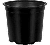 vidaXL Pot de fleurs 200 pièces Noir Ø 15 x 13 cm Plastique