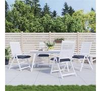 vidaXL Coussins de chaise Bleu Marine