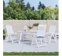 vidaXL Lot de 4 Coussins de Chaise de Jardin, Galettes de Siège Antidérapantes, Décoration Terrasse Patio Balcon Extérieur, 361078