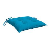 vidaXL Lot de 4 Coussins de Palette, Galette de Siège Imperméable, Coussin de Jardin, Décoration d'Extérieur Terrasse, Bleu Clair 50x50x7 cm Tissu Oxford
