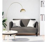 vidaXL Loveseat bank 109 cm corduroy stof lichtgrijs4100522 Gris G