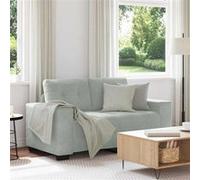 vidaXL Loveseat bank 120 cm fluweel lichtgrijs4105110 Gris G