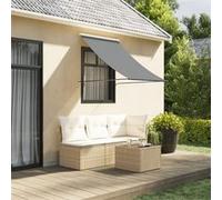 vidaXL Luifel uittrekbaar 100x150 cm stof en staal antracietkleurig368750 G