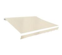vidaXL Toit d'auvent Toile Crème 4x3 m (Cadre non inclus) 141014