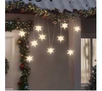 vidaXL Lumière de Noël Étoile de Moravie 10 LED 10 cm Blanc