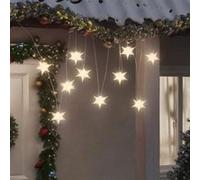 vidaXL Étoile de Moravie 10 LED blanc 10 cm
