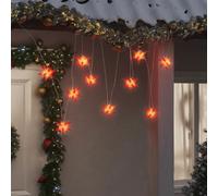 vidaXL Lumière de Noël 10 LED Rouge