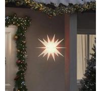 vidaXL Étoile de Noël 43 cm - LED blanc