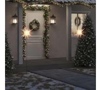 vidaXL Lumière de Noël avec Piquet LED Pliable, Éclairage d'Étoile de Noël, Décoration Lumineuse de Noël Intérieur 356191