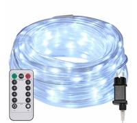 vidaXL Lumière en corde avec 120 LED Blanc froid 5 m PVC, Salon, lumières LED flexibles, déco en guirlande, intérieur, extérieur, décor de Noël