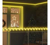 vidaXL Lumière en corde avec 480 LED Blanc chaud 20 m PVC