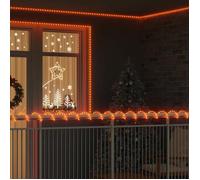 vidaXL Lumière en corde Blanc chaud 20 m PVC 42018936