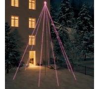 Vidaxl Lumières D'arbre De Noël Int/Extérieur 1300 Led Colorées 8 M