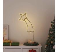 VidaXL Lumières de Noël étoile filante 80 LED
