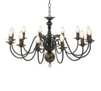 vidaXL Lustre Noir Antique