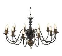 vidaXL Lustre Noir Antique