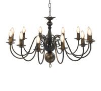 vidaXL Lustre Noir Antique