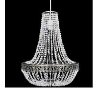 vidaXL Lustre Suspendu, Lampe Suspendue, Éclairage de Plafond, Suspension Luminaire, Plafonnier de Salon Chambre Maison, 36,5 x 46 cm
