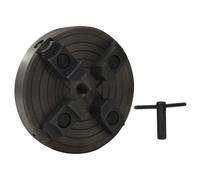 vidaXL Mandrin à 4 mors avec prise M18 acier noir 150x63 mm