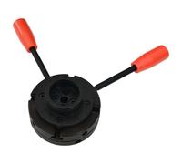 vidaXL Mandrin à 4 mors avec prise M33 acier 100 mm