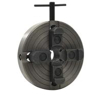 vidaXL Mandrin à bois à 4 mâchoires connexion M33 acier noir 150x63 mm