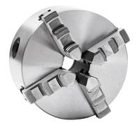 vidaXL Mandrin de tour auto-centrant à 4 mâchoires 125 mm Acier