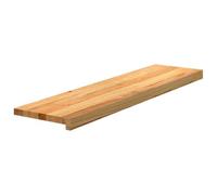 vidaXL Marches d'escalier 2 pcs Marron Clair 100x25x2 cm chêne Massif, Marche d'escalier pour escalier en Bois, Marche d'escalier en Bois, Planche de fenêtre