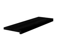 vidaXL Marches d'escalier pour escalier en bois Chêne massif 2 pcs 80x25x2 cm Marron foncé