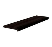 vidaXL Marches d'escalier 2 pcs Marron foncé 90x30x2 cm chêne Massif, Marche d'escalier pour escalier en Bois, Marche d'escalier en Bois, Planche de fenêtre