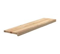 vidaXL Marches d'escalier 2 pcs non traité bois de chêne massif