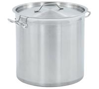 vidaXL Casserole 51134 35 L 36x36 cm Acier inoxydable Argent G