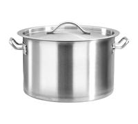 vidaXL Marmite à soupe 32 L 40×26 cm Acier inoxydable
