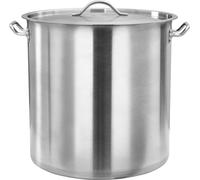 Marmite - VIDAXL - 51135 - Acier inoxydable - 50 L - Compatible induction et gaz