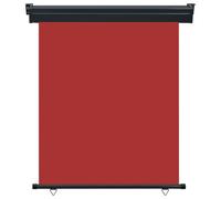vidaXL Auvent Latéral de Balcon Pare-Soleil Pare-Brise de Balcon Patio Terrasse Extérieur Résistant aux UV et à l'eau 145x250 cm Rouge