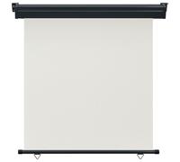 vidaXL Marquise latérale de balcon 175x250 cm Crème
