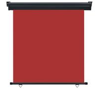 vidaXL Marquise latérale de balcon 175x250 cm rouge