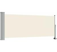 vidaXL Marquise latérale extensible 100 x 300 cm Crème