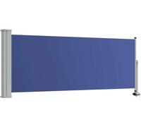 vidaXL Marquise latérale extensible 100x300 cm Bleu