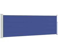 vidaXL Marquise latérale extensible 100x300 cm Bleu