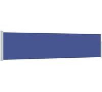 vidaXL Marquise latérale extensible 120×500 cm Bleu