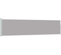 vidaXL Marquise latérale extensible 120×500 cm Gris