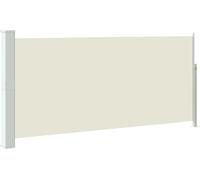 vidaXL Marquise latérale extensible 140x300 cm Crème