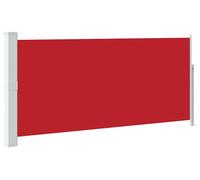 vidaXL Marquise latérale extensible 140x300 cm rouge