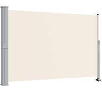 vidaXL Marquise latérale extensible 160x300 cm Crème