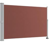 vidaXL Marquise latérale extensible 160x300 cm Marron
