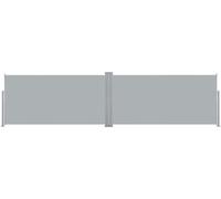 vidaXL Marquise latérale extensible 160x600 cm Gris